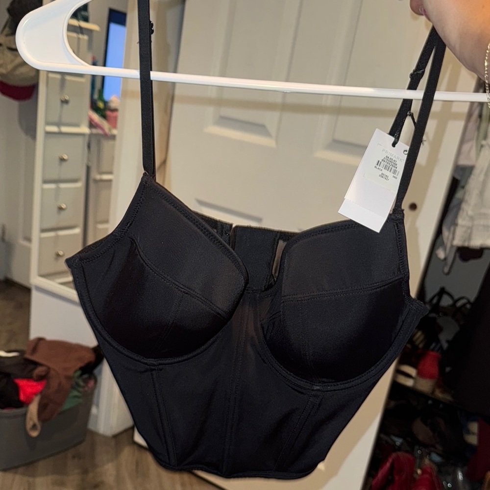 Black corset top